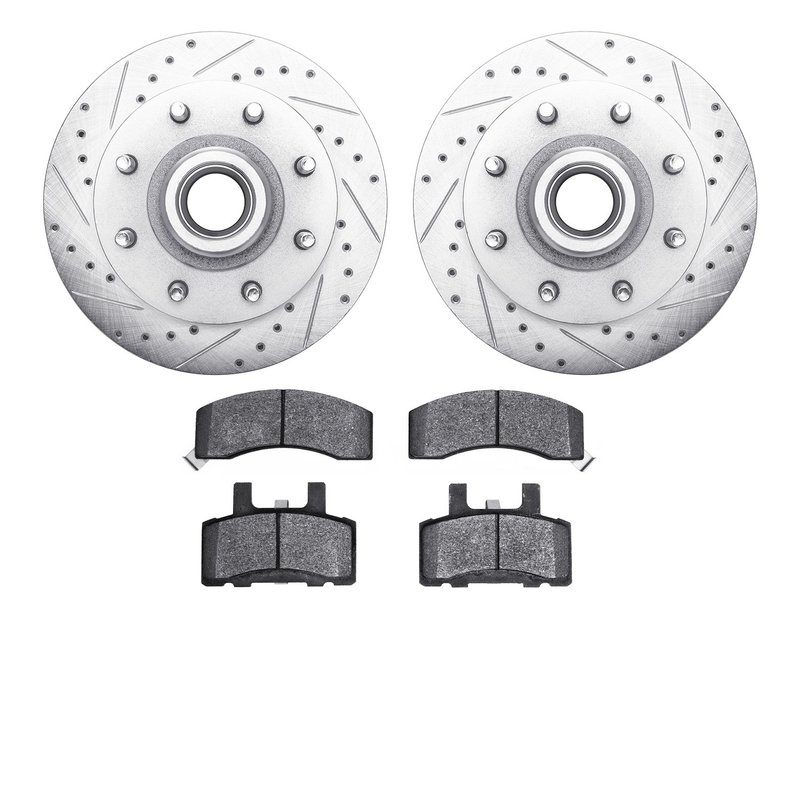 Dynamite Friction 7202-48024 Disc Brake Kit - Front
