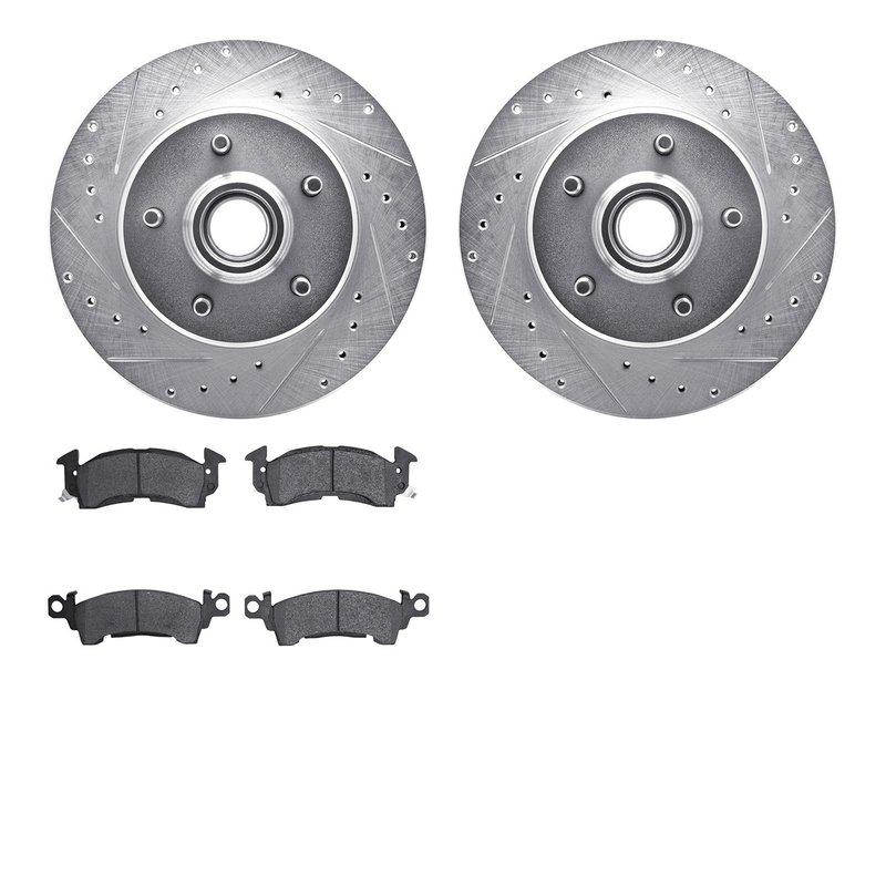 Dynamite Friction 7202-48026 Disc Brake Kit - Front