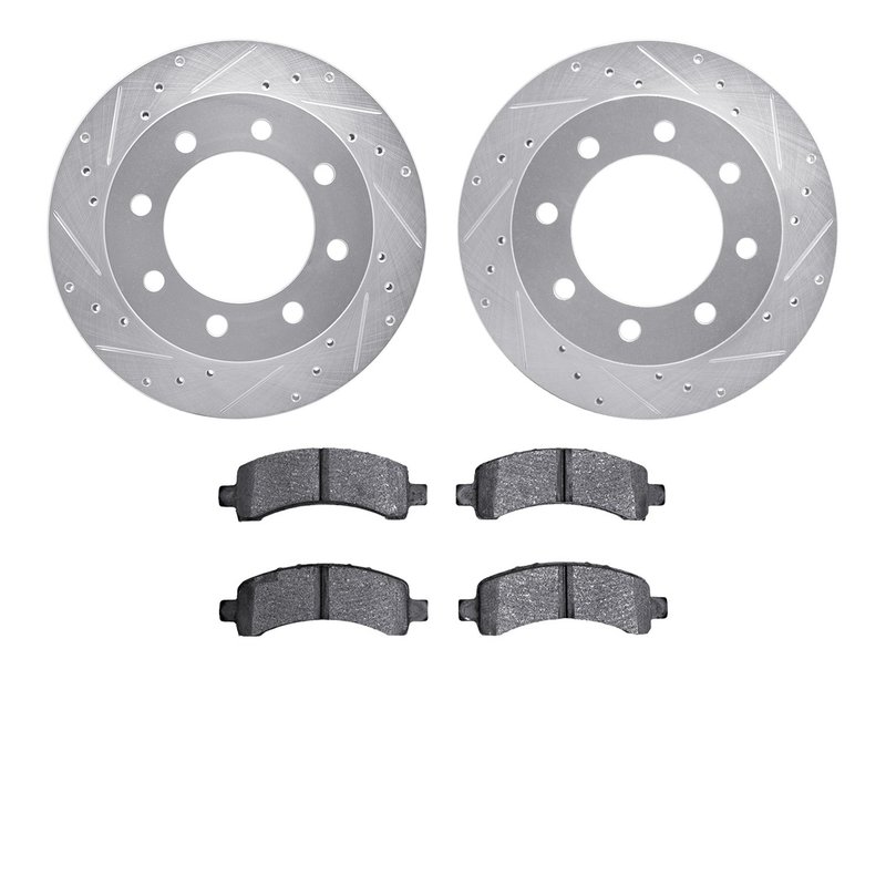 Dynamite Friction 7202-48032 Disc Brake Kit - Rear