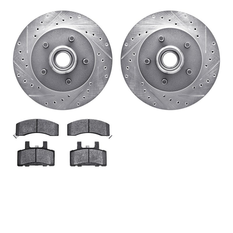 Dynamite Friction 7202-48037 Disc Brake Kit - Front