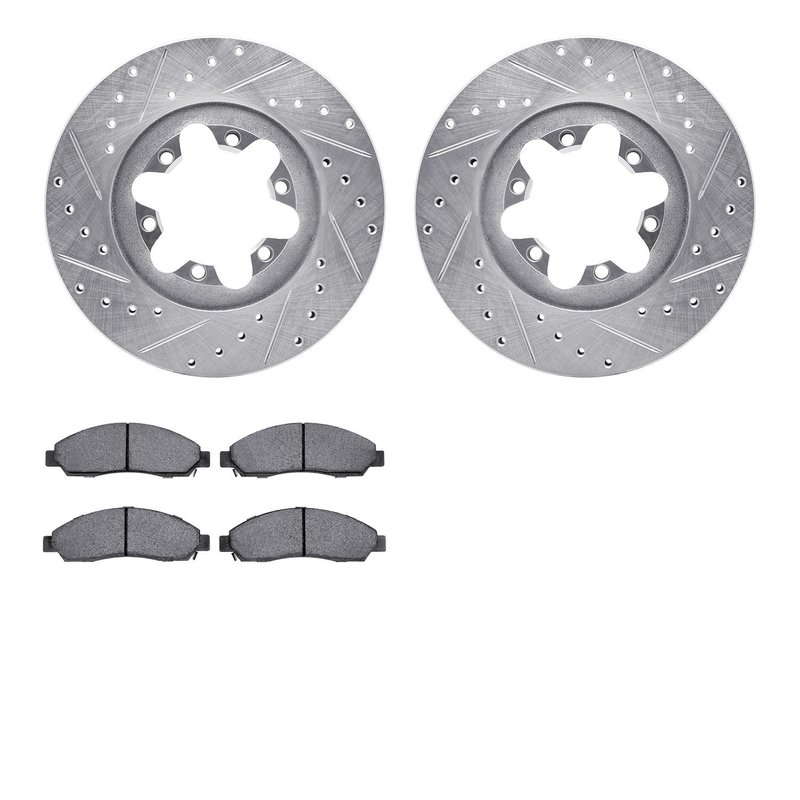 Dynamite Friction 7202-48057 Disc Brake Kit - Front