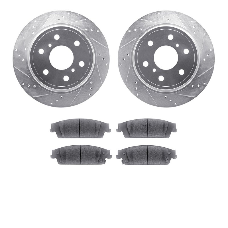 Dynamite Friction 7202-48081 Disc Brake Kit - Rear