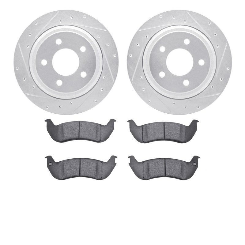 Dynamite Friction 7202-54003 Disc Brake Kit - Rear