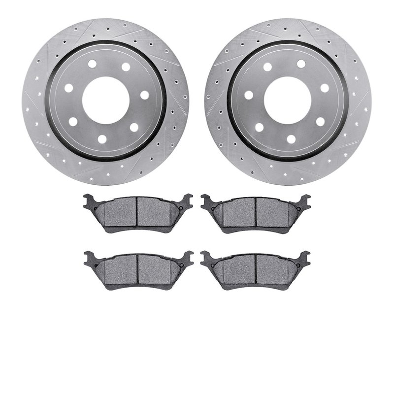Dynamic Friction 7202-54009 Disc Brake Kit - Rear