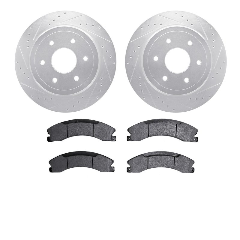 Dynamite Friction 7202-67006 Disc Brake Kit - Rear