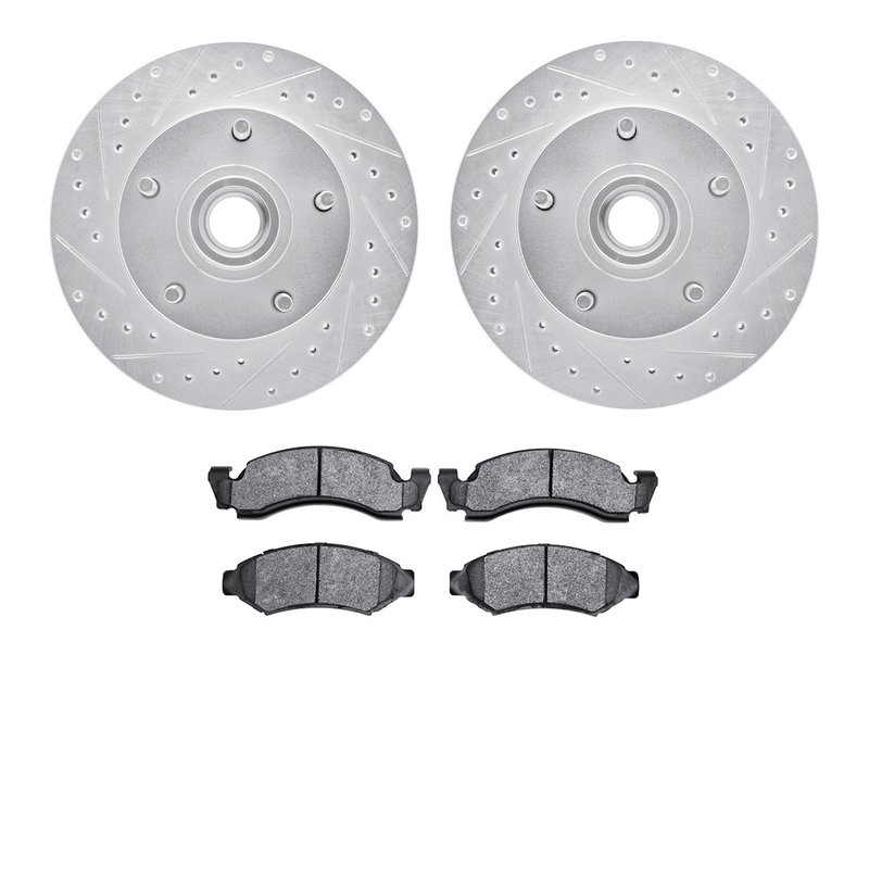 Dynamite Friction 7202-99080 Disc Brake Kit - Front