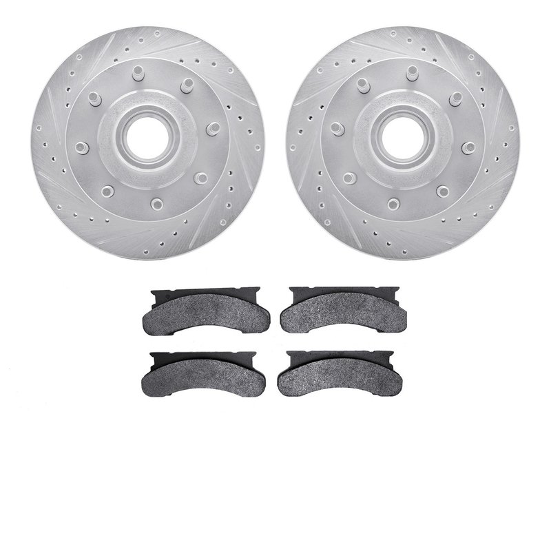 Dynamite Friction 7202-99098 Disc Brake Kit - Front
