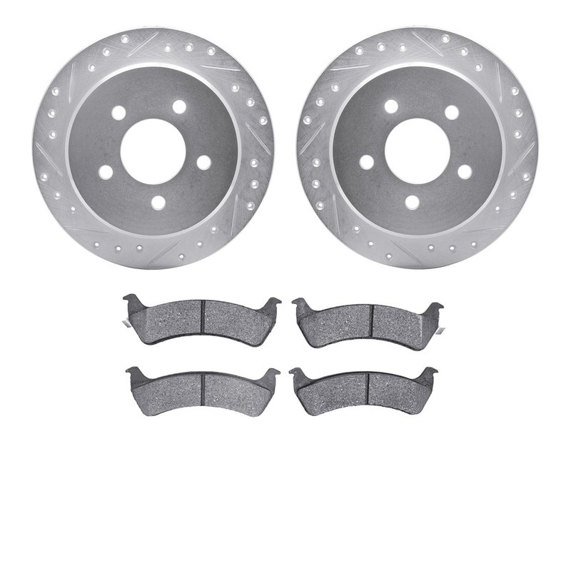 Dynamite Friction 7202-99123 Disc Brake Kit - Rear