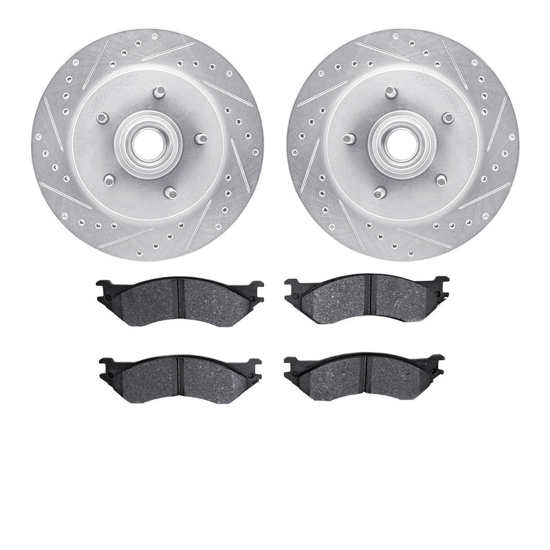 Dynamite Friction 7202-99136 Disc Brake Kit - Front