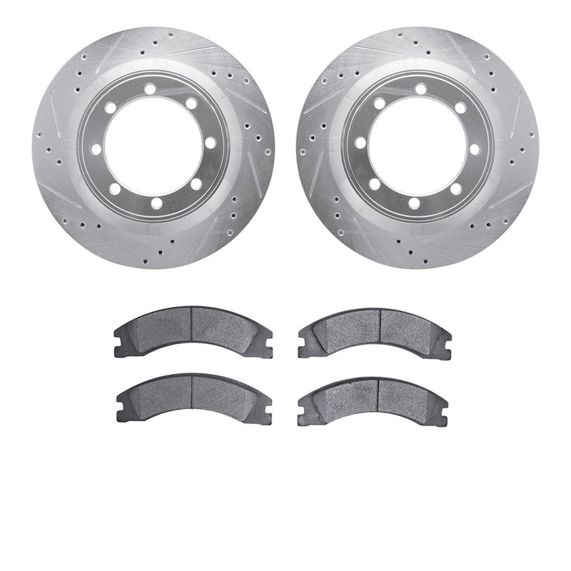 Dynamite Friction 7202-99219 Disc Brake Kit - Rear