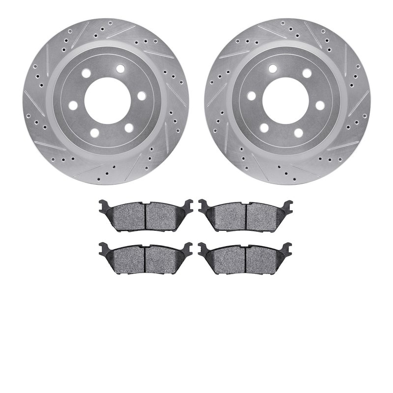 Dynamite Friction 7202-99263 Disc Brake Kit - Rear