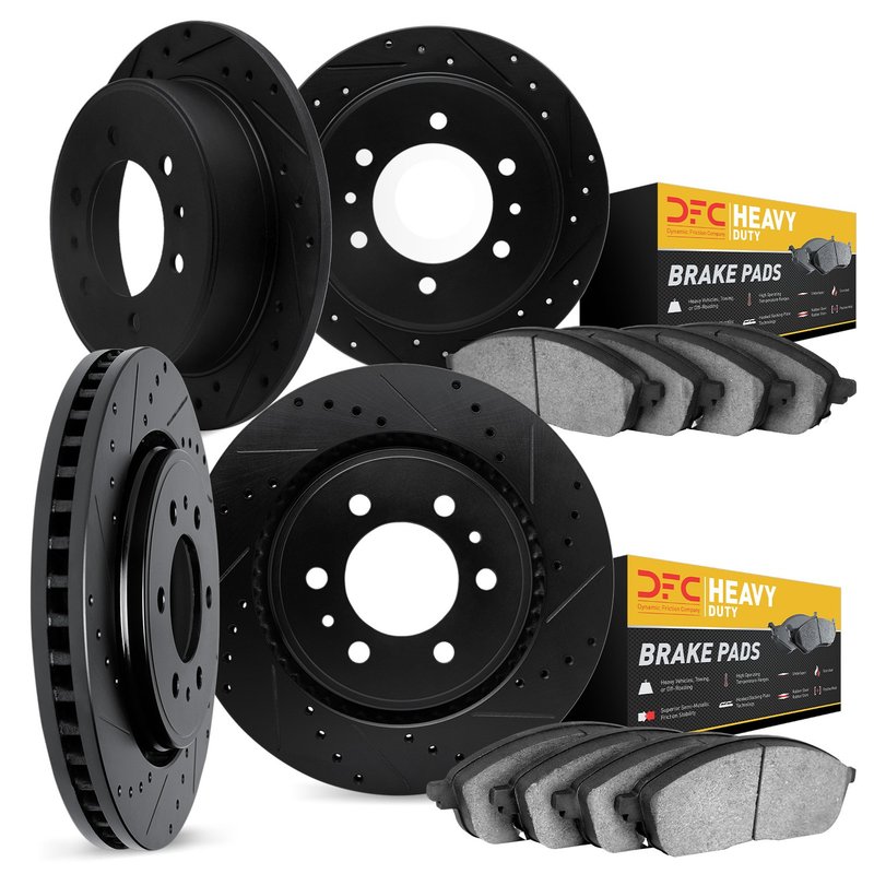 Dynamite Friction 7204-40217 Disc Brake Kit - Front and Rear