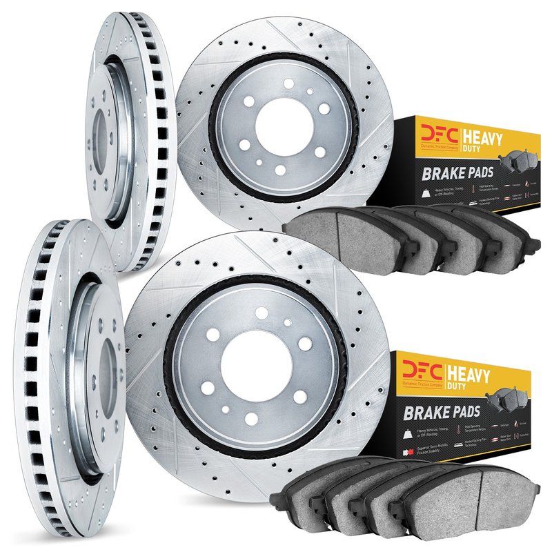 Dynamite Friction 7204-44001 Disc Brake Kit - Front and Rear