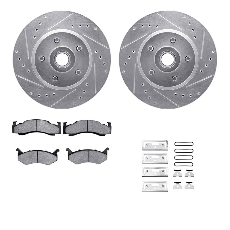 Dynamite Friction 7212-39061 Disc Brake Kit - Front