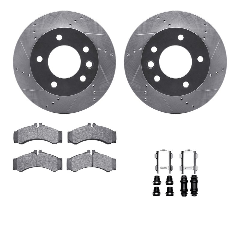 Dynamite Friction 7212-40102 Disc Brake Kit - Front