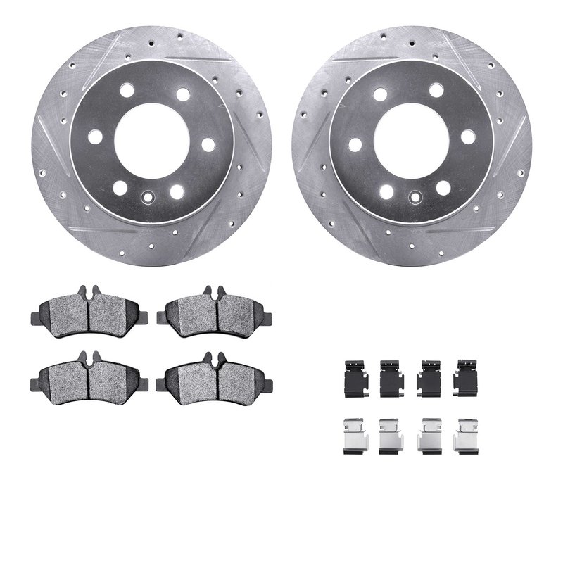 Dynamic Friction 7212-40108 Disc Brake Kit - Rear