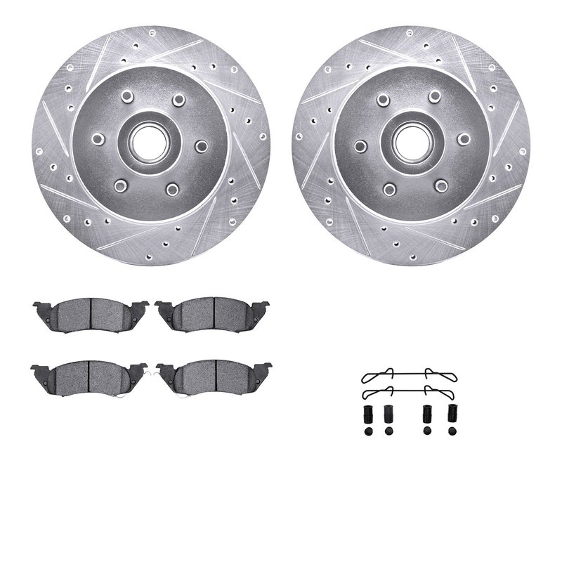 Dynamite Friction 7212-40135 Disc Brake Kit - Front