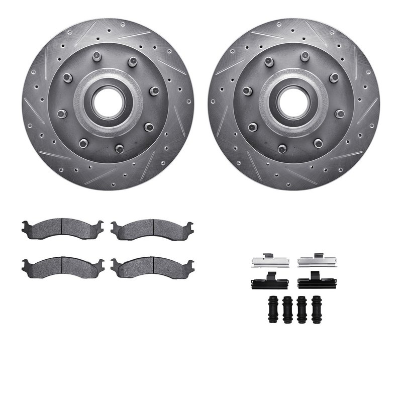 Dynamic Friction 7212-40153 Disc Brake Kit - Front