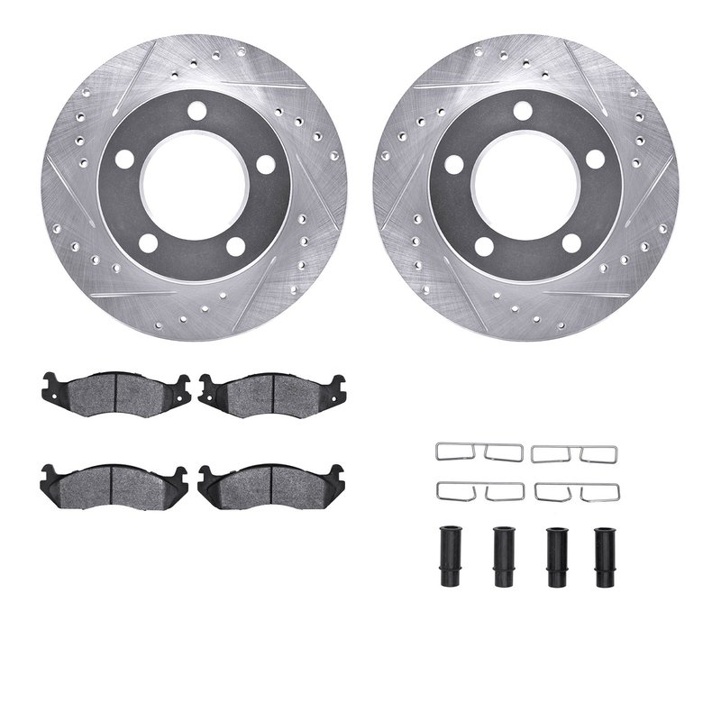 Dynamite Friction 7212-42083 Disc Brake Kit - Front