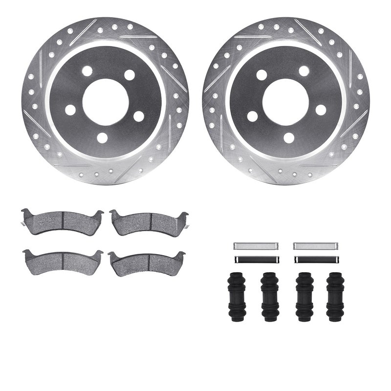 Dynamite Friction 7212-42092 Disc Brake Kit - Rear