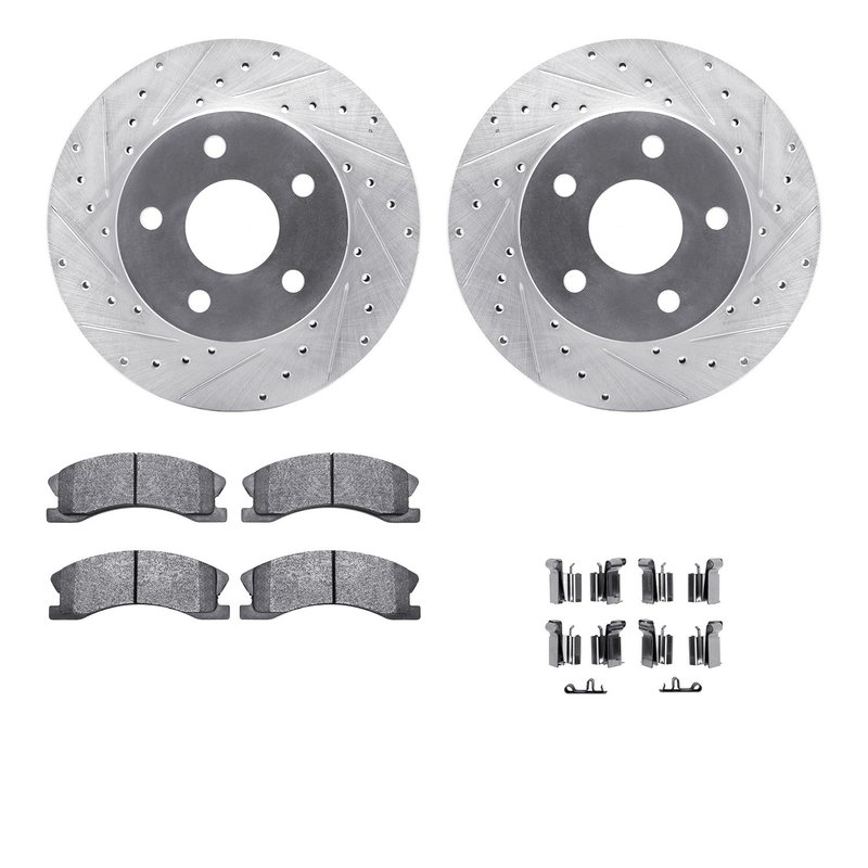 Dynamite Friction 7212-42096 Disc Brake Kit - Front