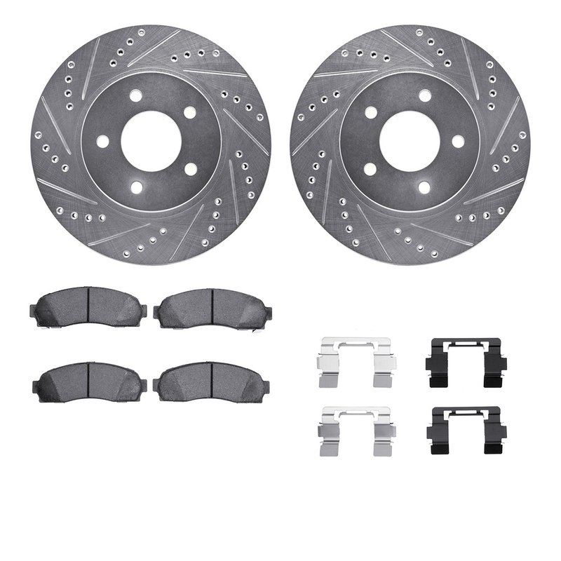 Dynamite Friction 7212-47101 Disc Brake Kit - Front
