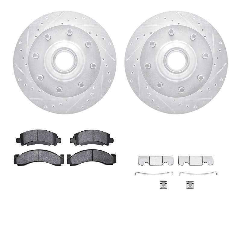 Dynamite Friction 7212-48052 Disc Brake Kit - Front