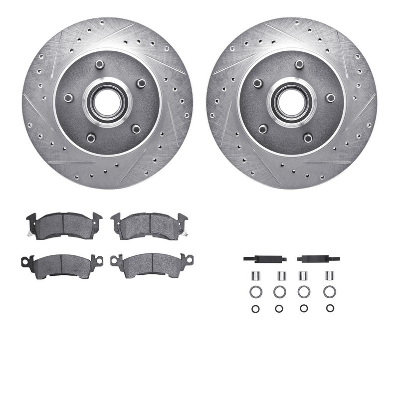 Dynamite Friction 7212-48087 Disc Brake Kit - Front