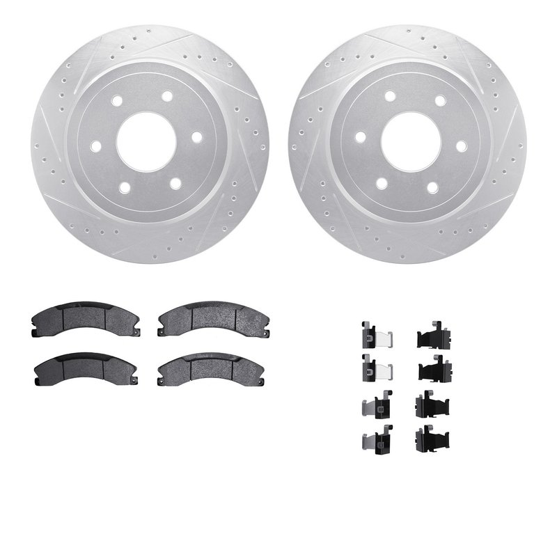Dynamite Friction 7212-67006 Disc Brake Kit - Rear