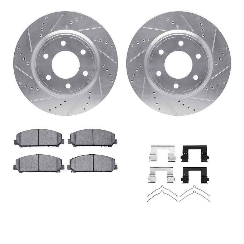 Dynamite Friction 7212-68001 Disc Brake Kit - Front