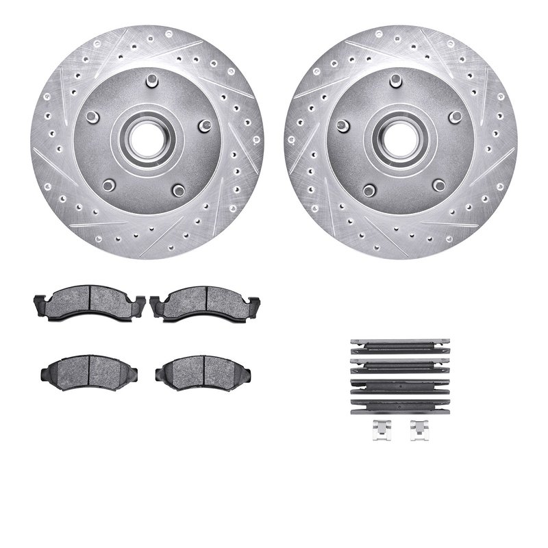 Dynamite Friction 7212-99080 Disc Brake Kit - Front