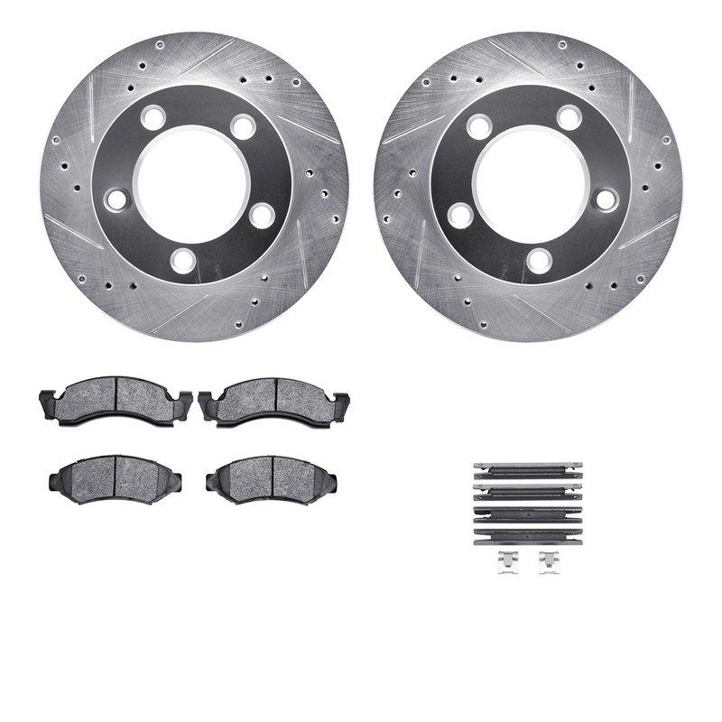 Dynamite Friction 7212-99093 Disc Brake Kit - Front