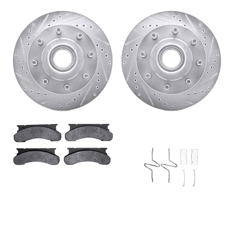 Dynamite Friction 7212-99100 Disc Brake Kit - Front