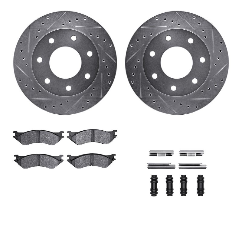 Dynamite Friction 7212-99138 Disc Brake Kit - Front