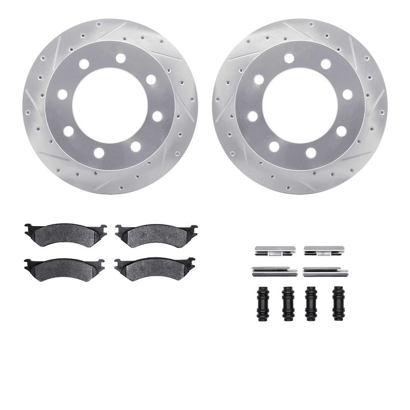 Dynamite Friction 7212-99156 Disc Brake Kit - Rear