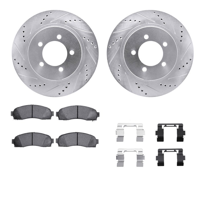 Dynamite Friction 7212-99175 Disc Brake Kit - Front
