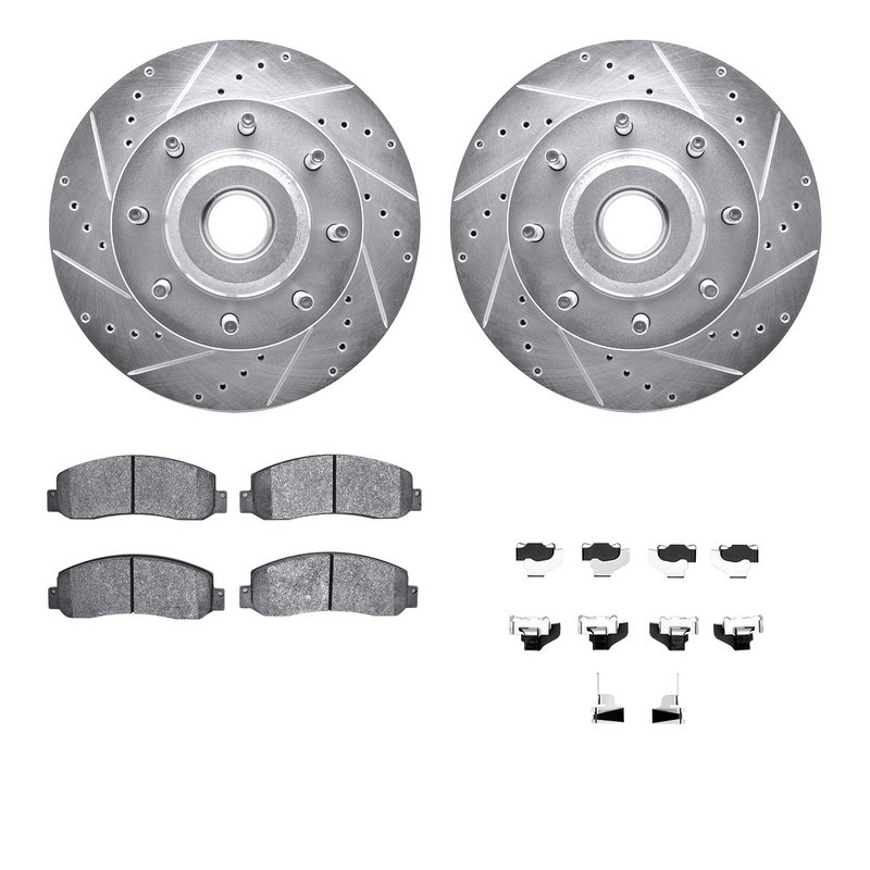 Dynamite Friction 7212-99207 Disc Brake Kit - Front