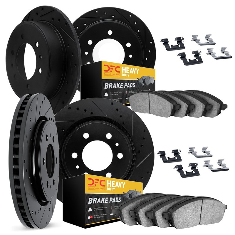 Dynamite Friction 7214-40235 Disc Brake Kit - Front and Rear