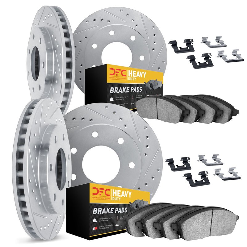 Dynamic Friction 7214-54004 Disc Brake Kit - Front and Rear