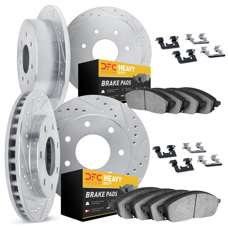 Dynamite Friction 7214-54033 Disc Brake Kit - Front and Rear