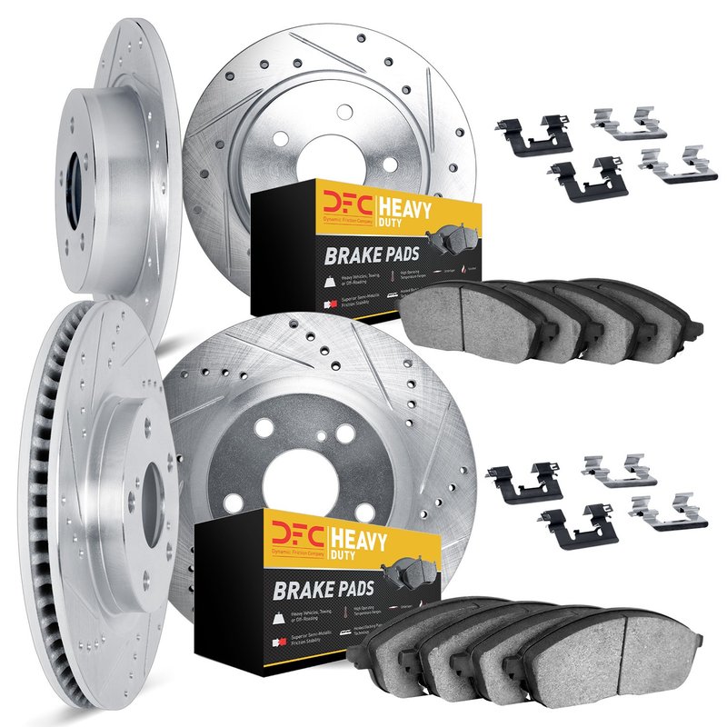 Dynamite Friction 7214-54034 Disc Brake Kit - Front and Rear