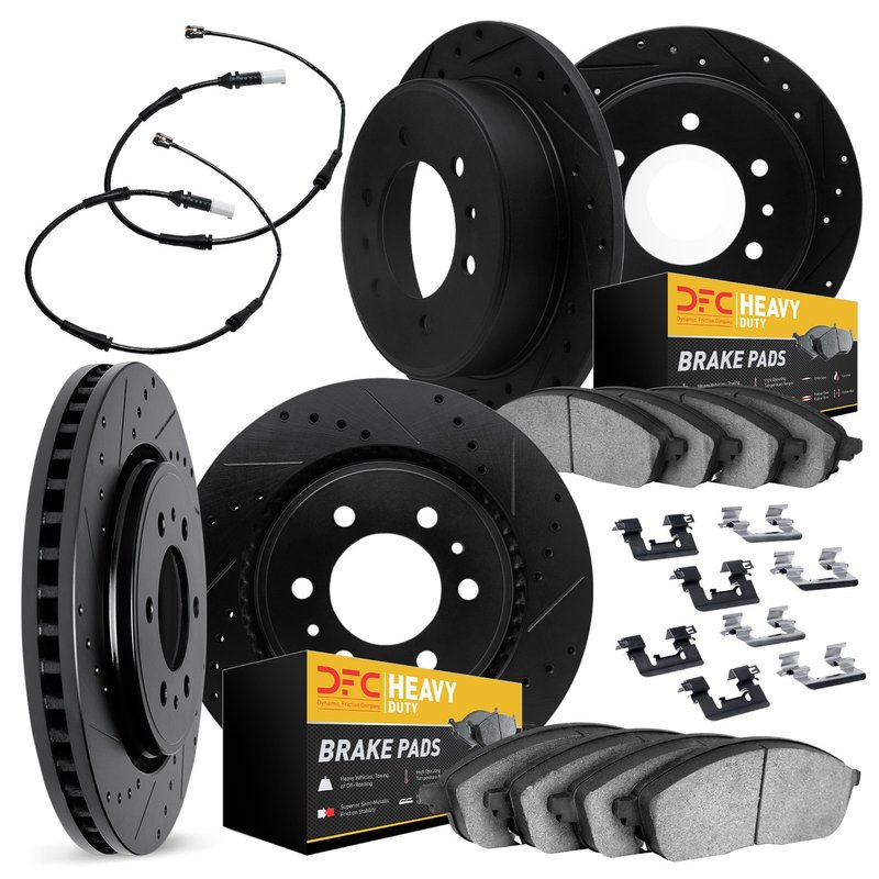 Dynamite Friction 7224-40014 Disc Brake Kit - Front and Rear