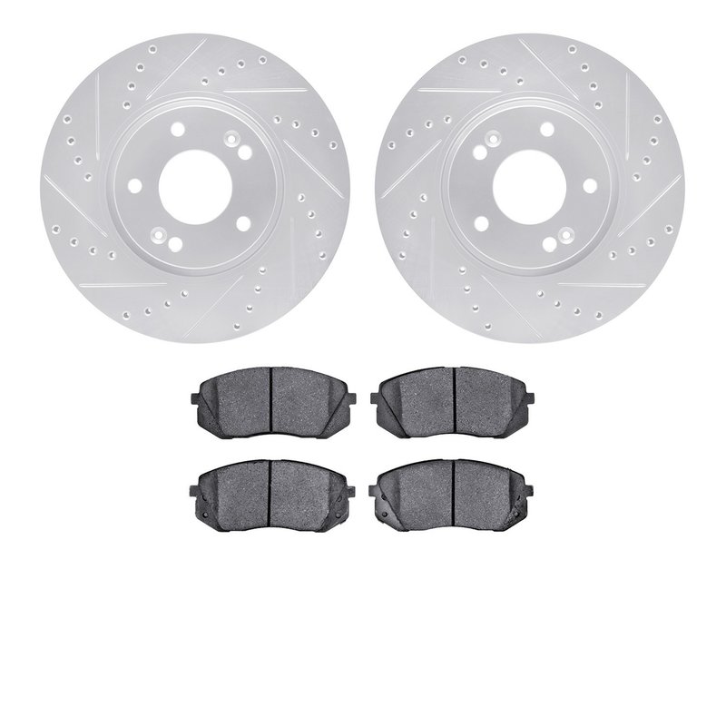Dynamic Friction 7302-21025 Disc Brake Kit - Front