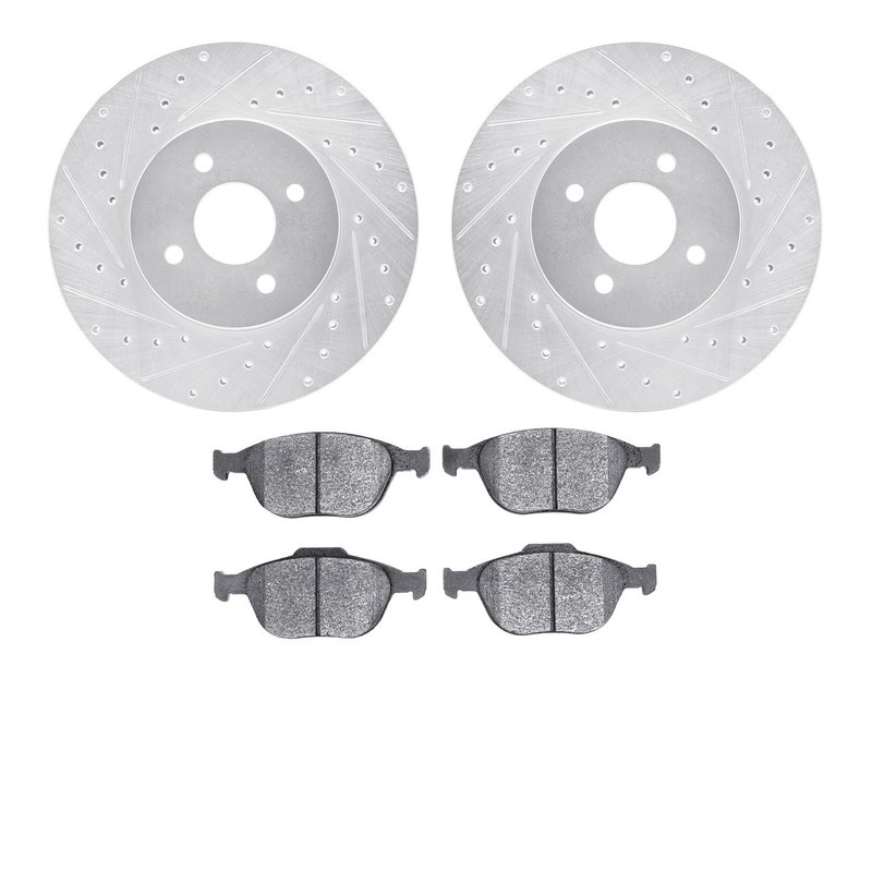 Dynamic Friction 7302-54152 Disc Brake Kit - Front