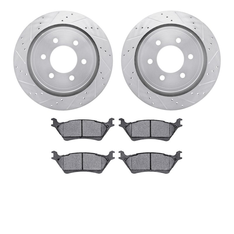 Dynamic Friction 7302-54208 Disc Brake Kit - Rear