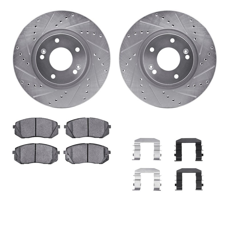 Dynamic Friction 7312-03045 Disc Brake Kit - Front