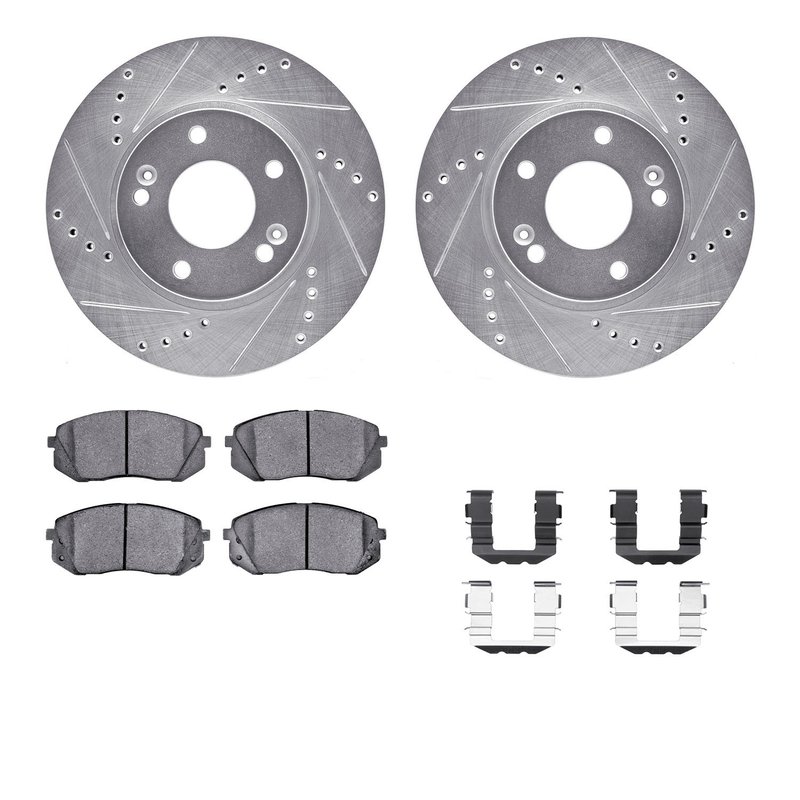 Dynamic Friction 7312-03046 Disc Brake Kit - Front