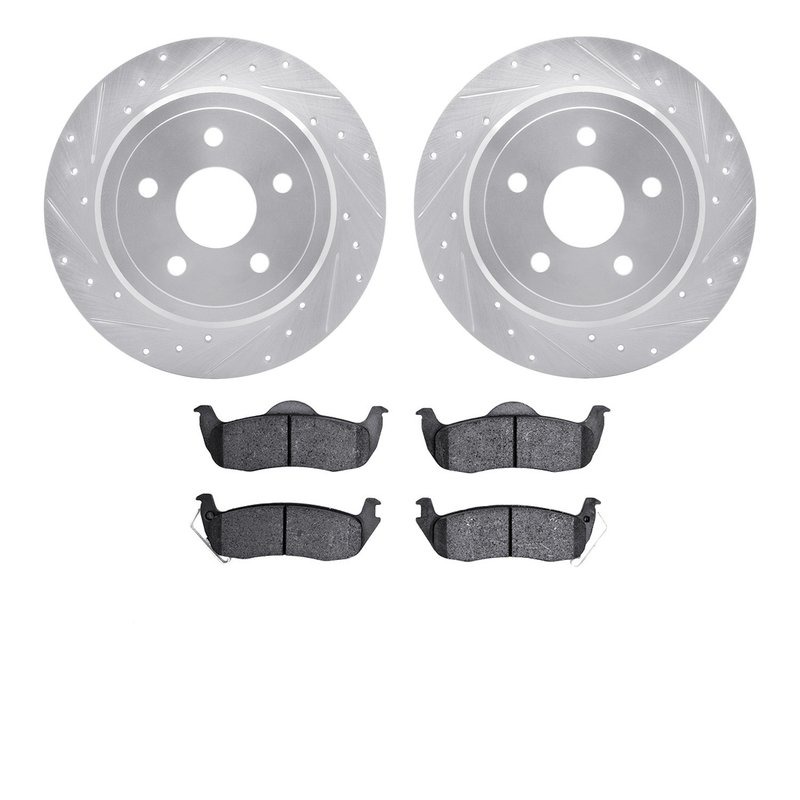 Dynamite Friction 7402-42002 Disc Brake Kit - Rear