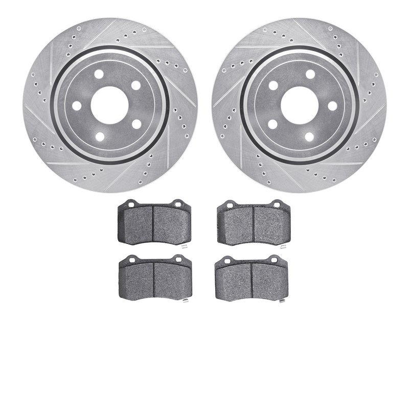 Dynamite Friction 7402-42010 Disc Brake Kit - Rear