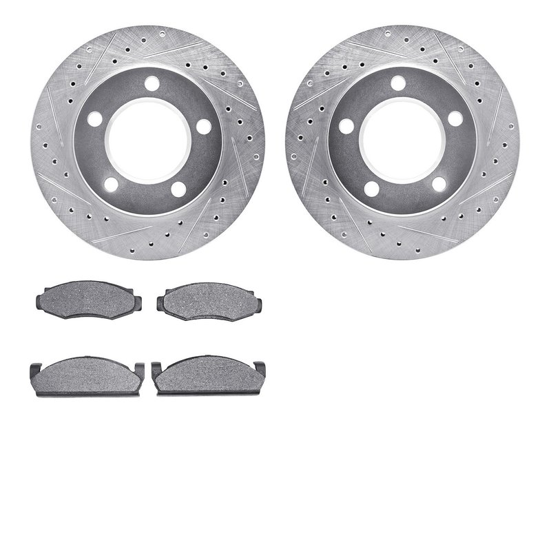 Dynamite Friction 7402-42019 Disc Brake Kit - Front